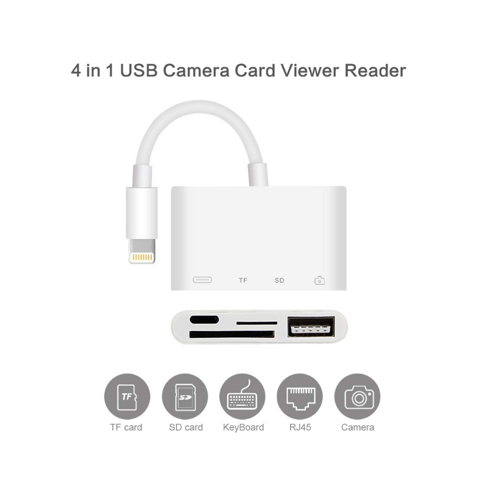 AIRSKY Lighting 4 in 1 Camera Card Reader — image 4