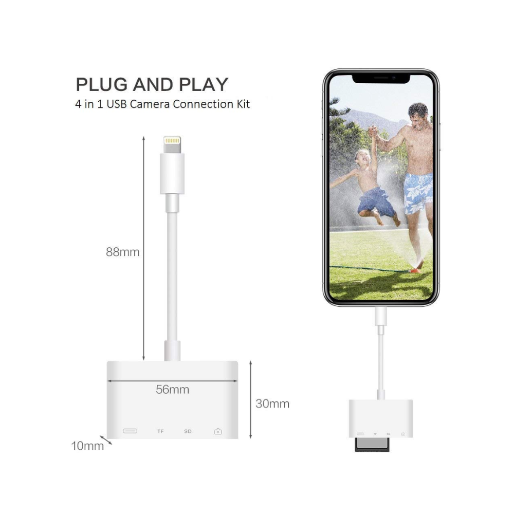 AIRSKY Lighting 4 in 1 Camera Card Reader — image 2