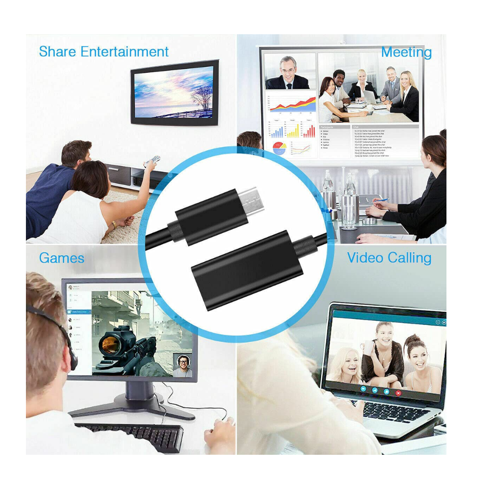 AIRSKY HDTV Adapter USB-C to HDTV/AV/TV Cable 4K Ultra HD — image 3