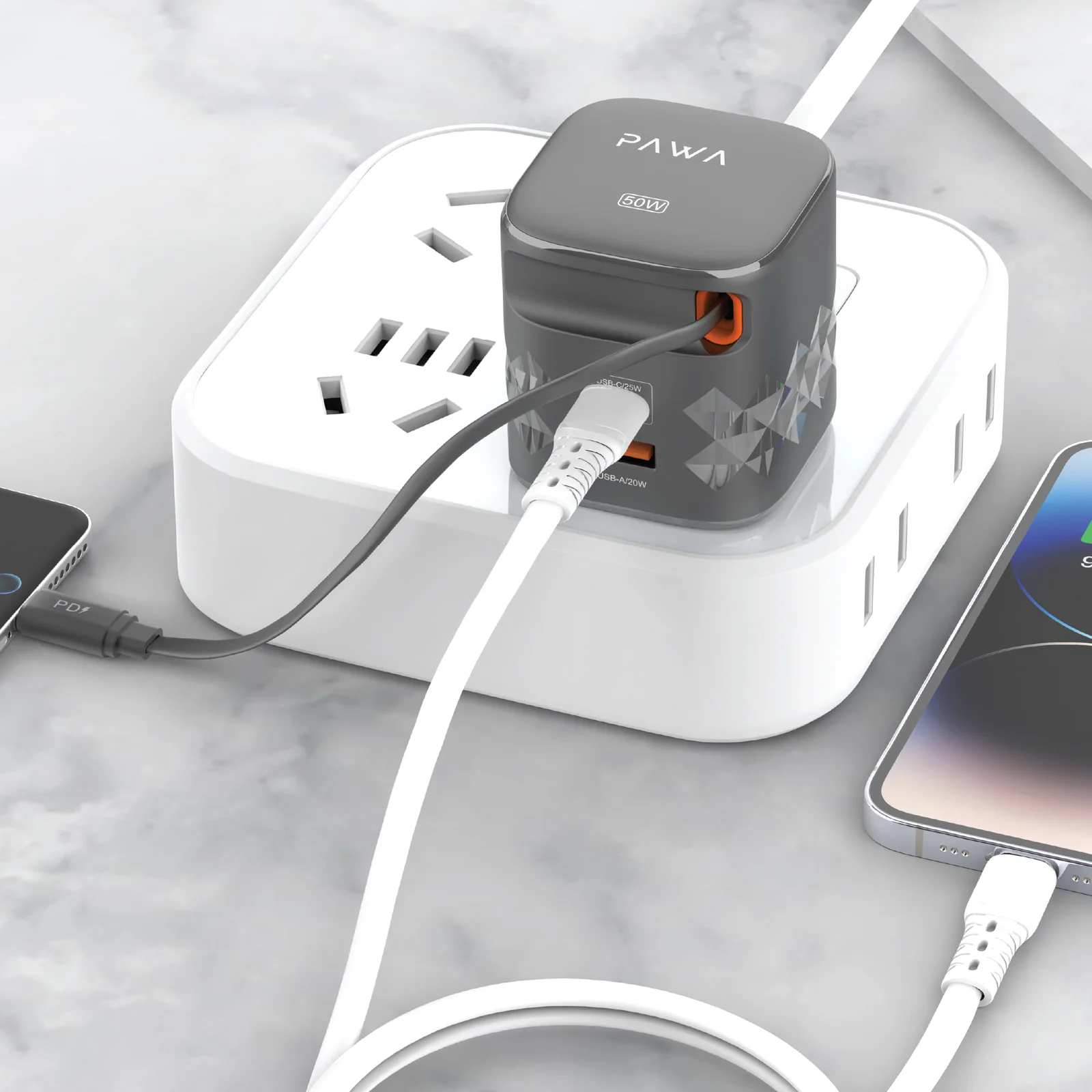 Pawa Retrro 50W with 60CM USB C Cable PD Power Adapter — image 5
