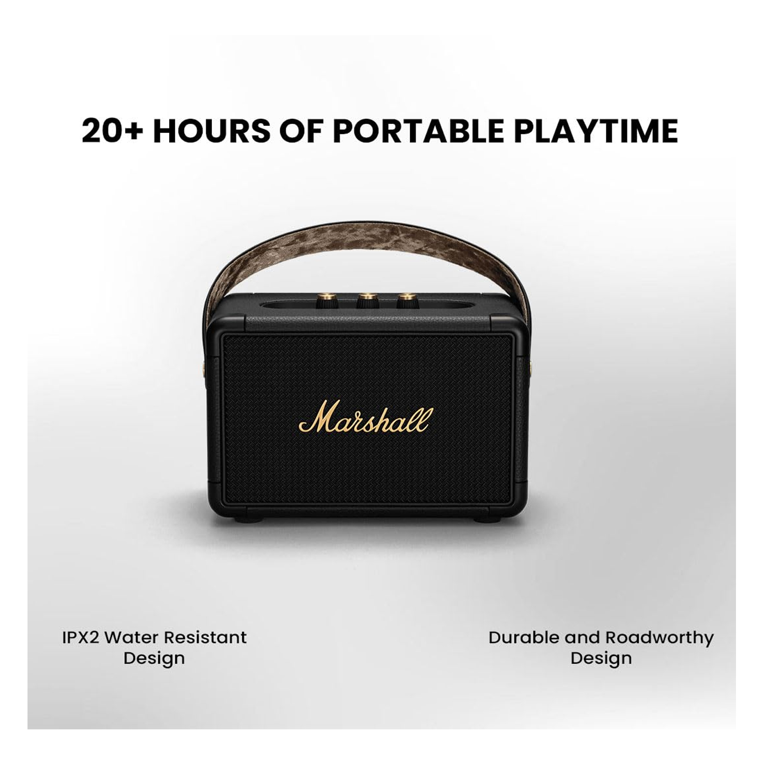 Marshall Kilburn II Wireless Stereo Speaker KILBURN2-Black/Brass — image 4