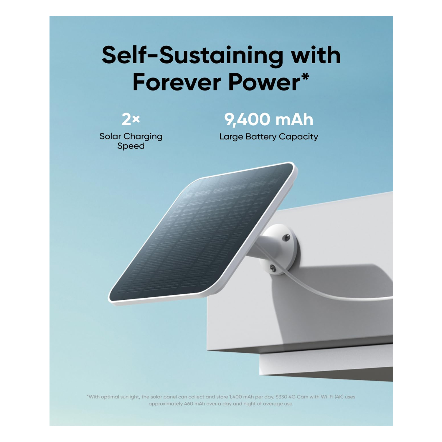 Anker EUFY 4G LTE Cam S330, 4K Ultra Wwith 4G, WiFi & Solar Power — image 4