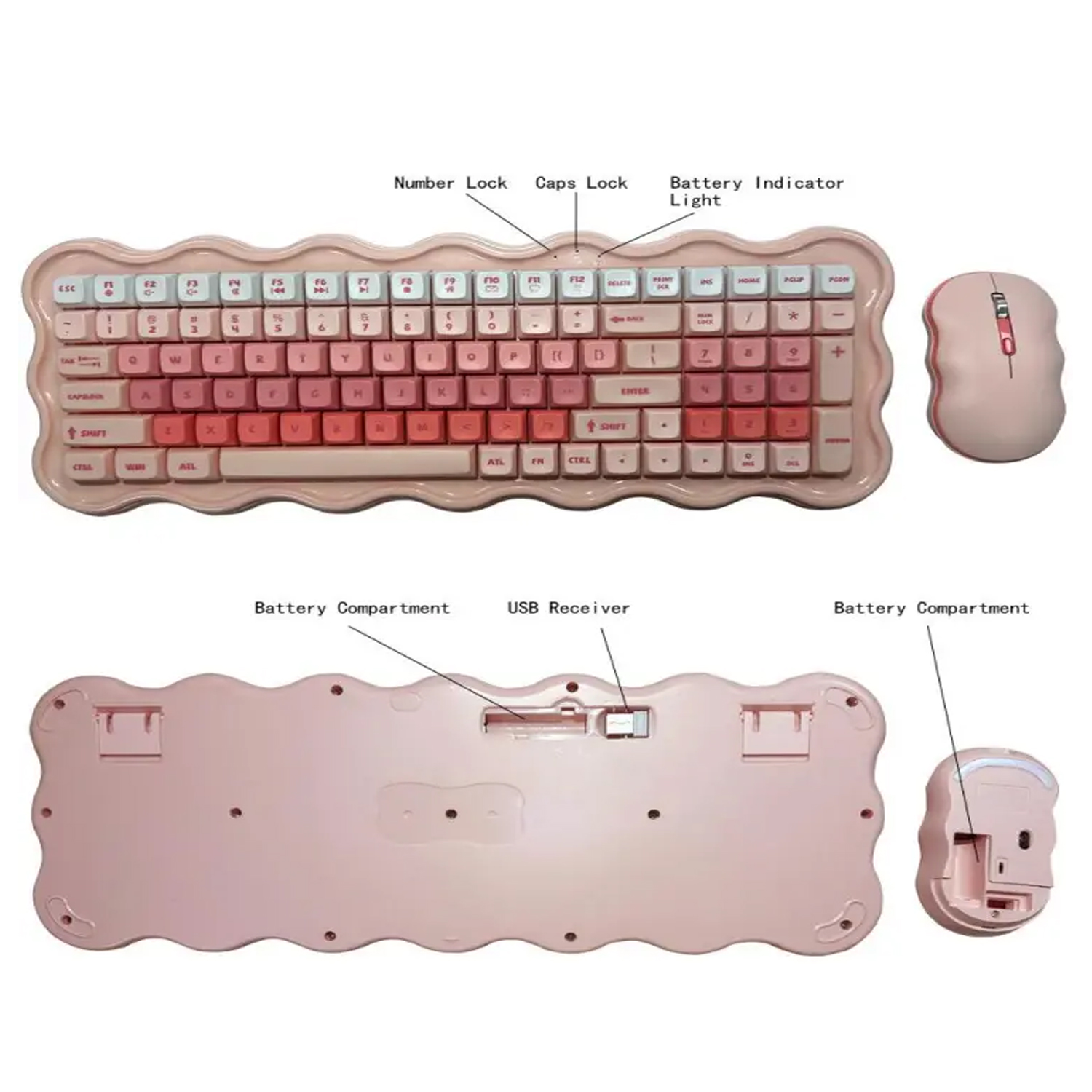 Wireless Mouse & Keyboard SW98 — image 2