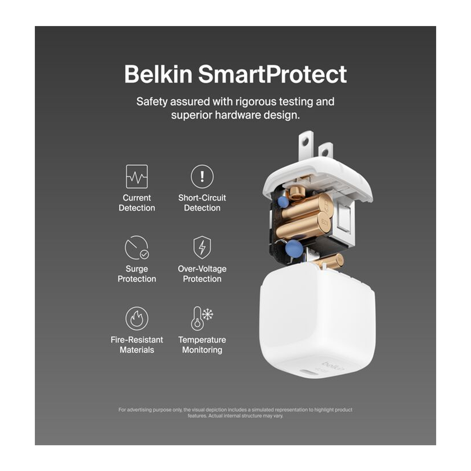 Belkin 45W USB PD WALL CHARGER WITH PPS (Black, White) — image 3