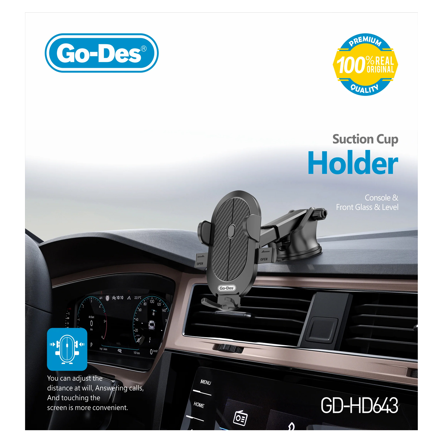 Go Des 360 Center Console Car Mount GD-HD643 — image 2