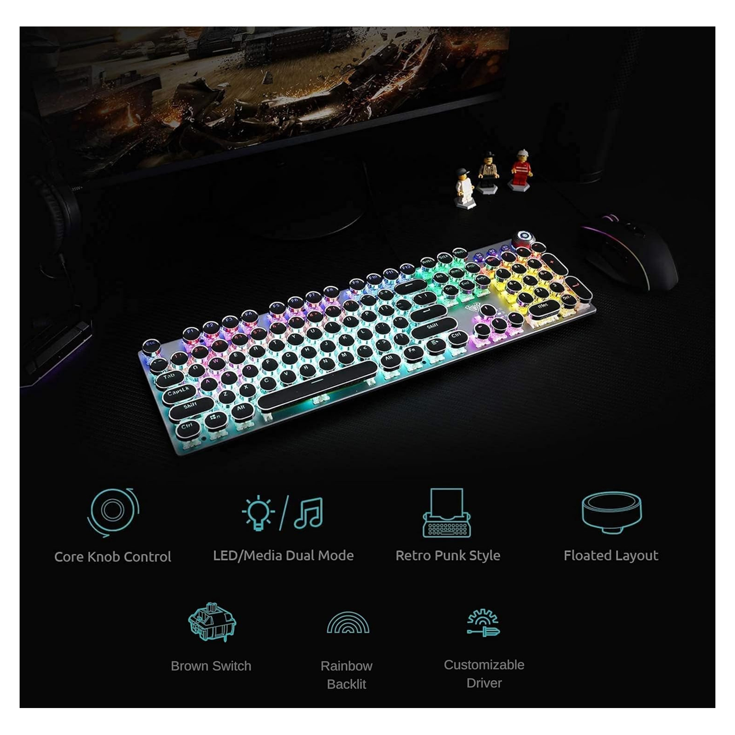 Mechanical Wired Keyboard F2088 — image 2