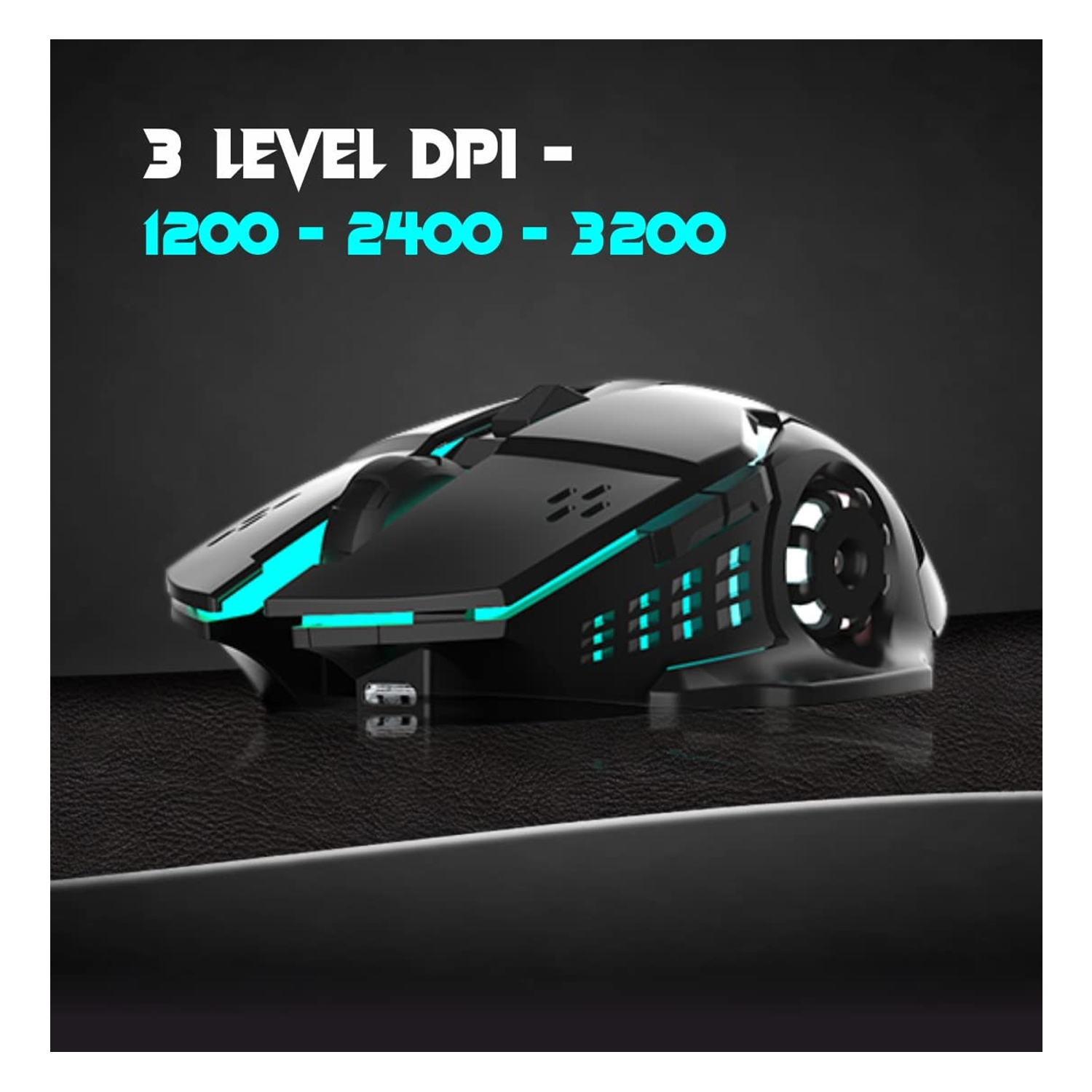Wireless Gaming Mouse W-01 Type C Charging — image 4