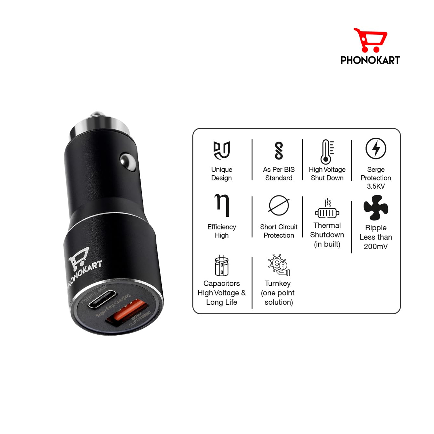 Car Charger Adapter 38W AR-CA08 — image 4