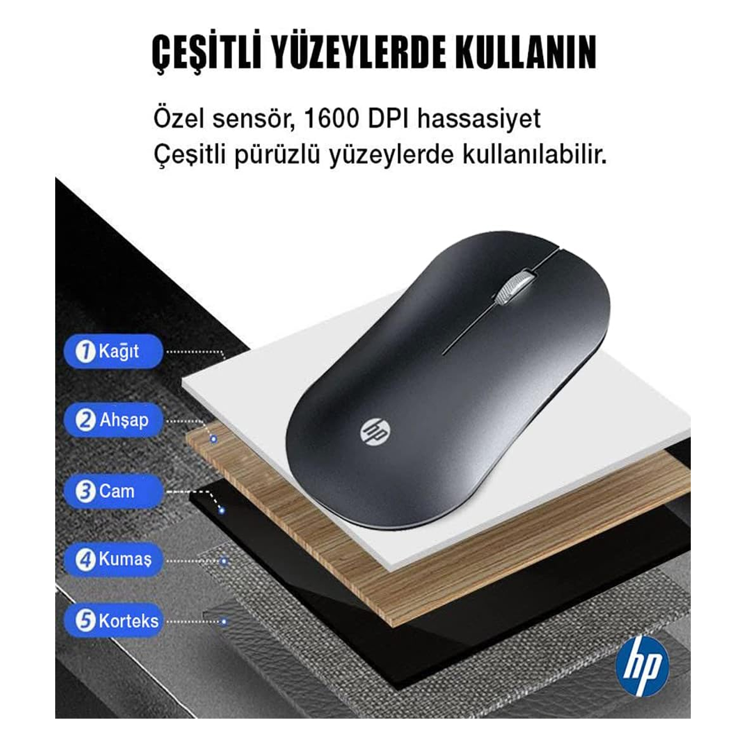 HP DM10 Bluetooth & Wireless Dual Mode Mouse — image 4