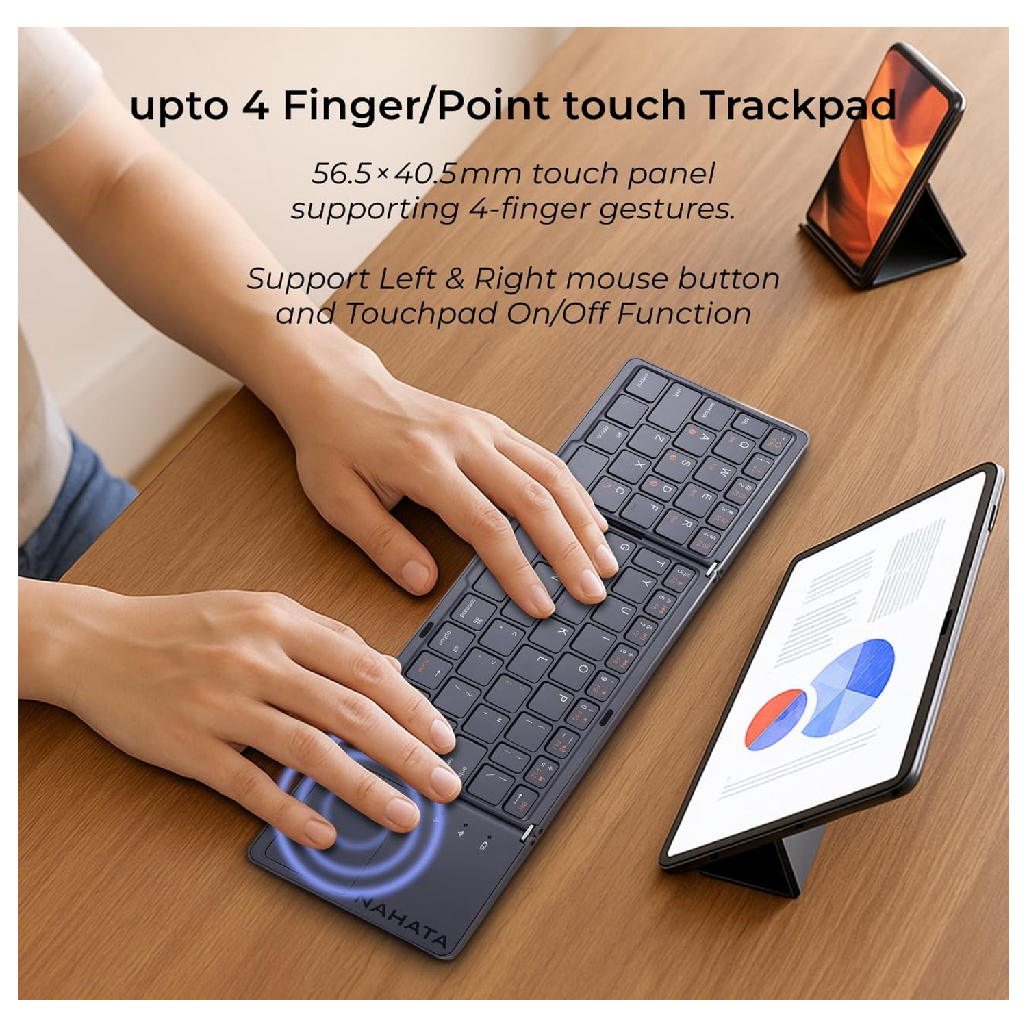 Foldable Keyboard with Touch Pad — image 4