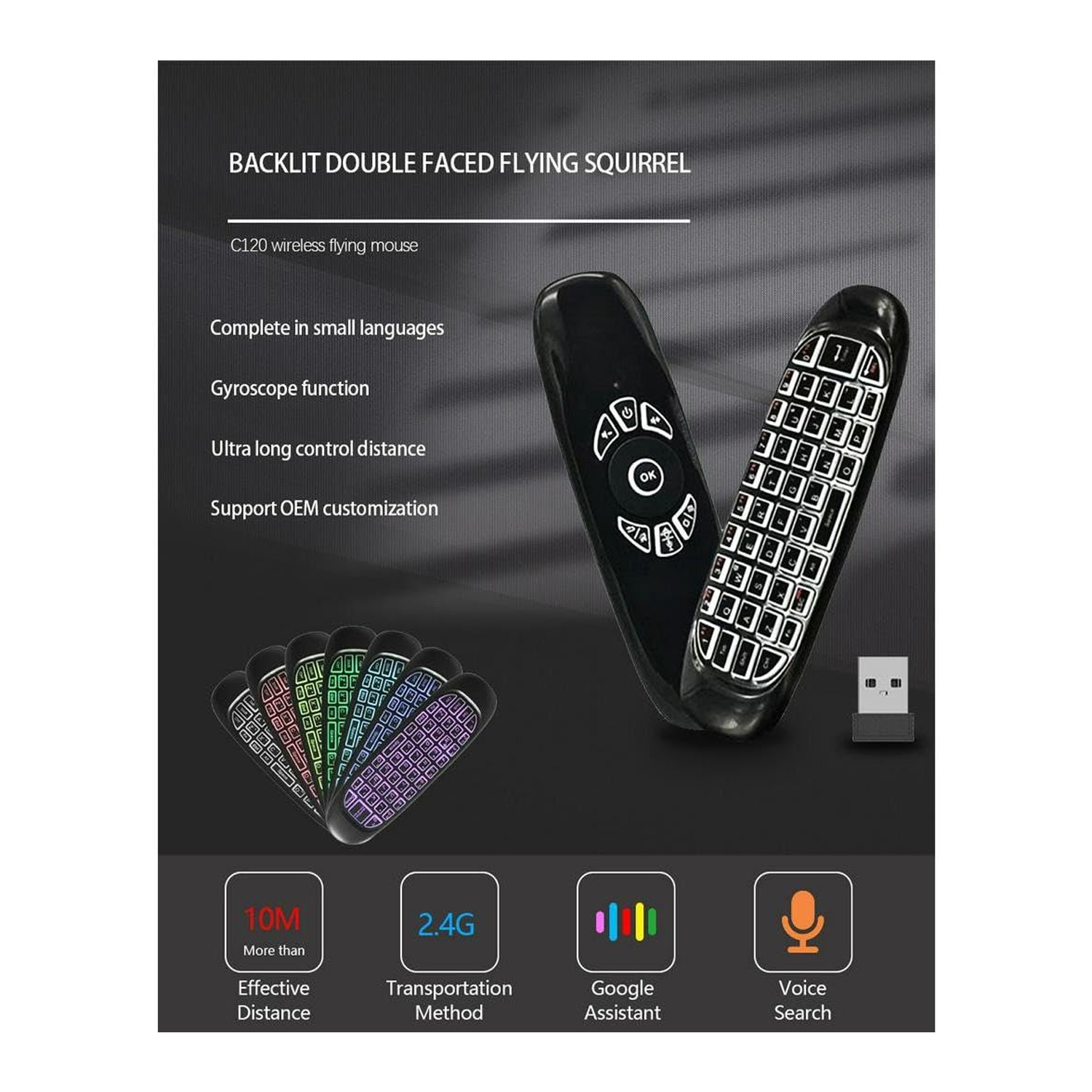 Air Mouse for Keyboard Mouse IR Remote — image 4