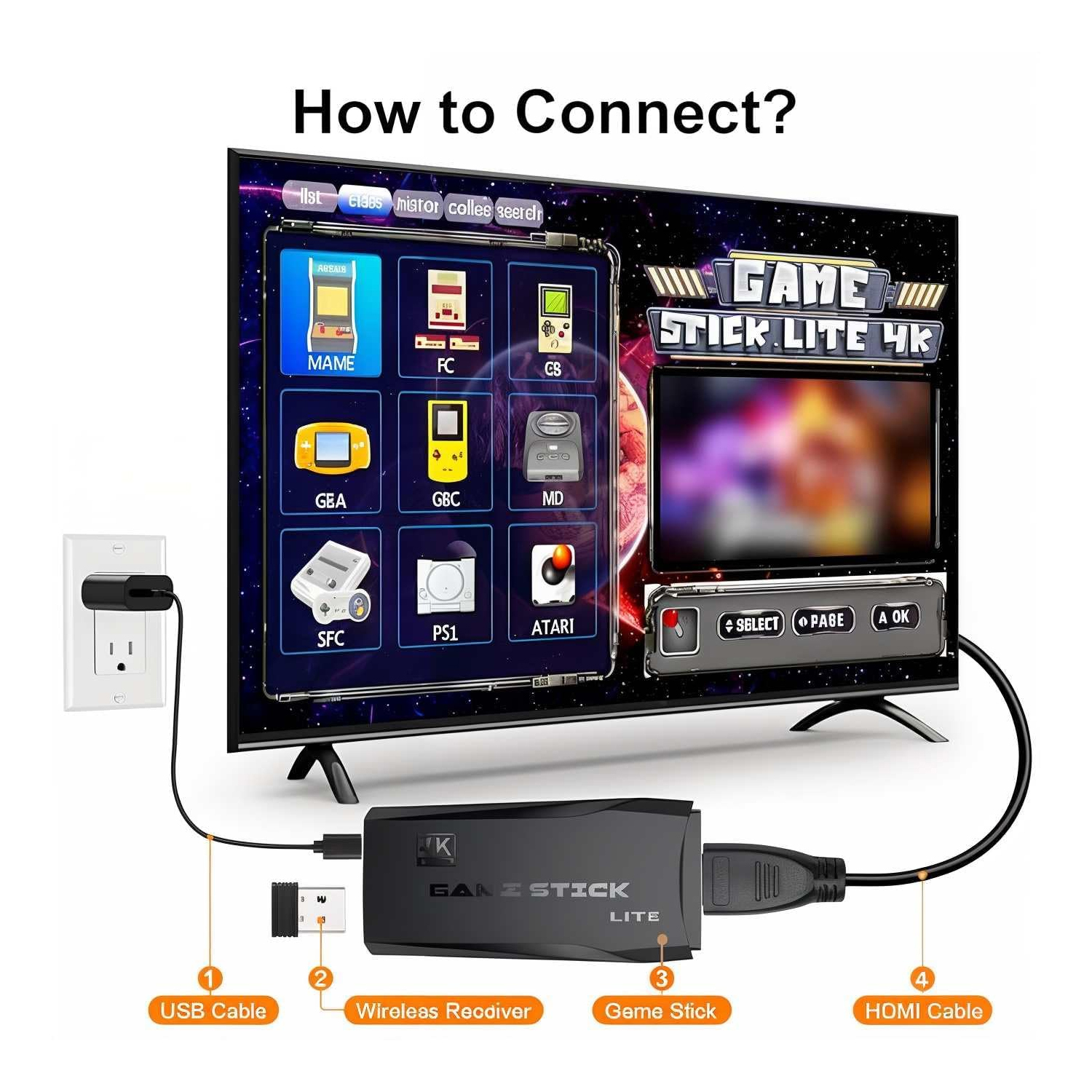 Games Stick 2.4G Wireless Controller Game Pad Lite — image 2