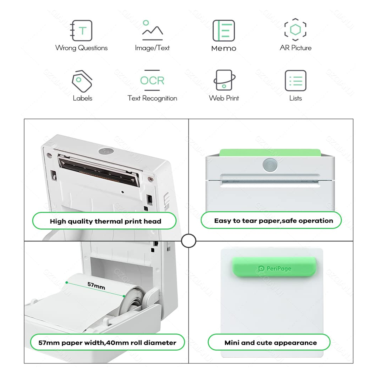 A4 Portable Thermal Printer A8 — image 4