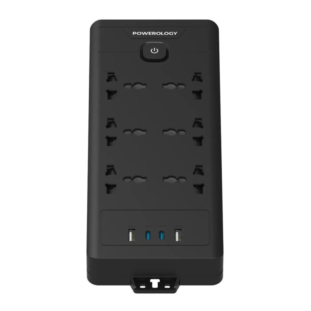 Powerology 6AC Power Strip 2500W PDWC034 — image 2