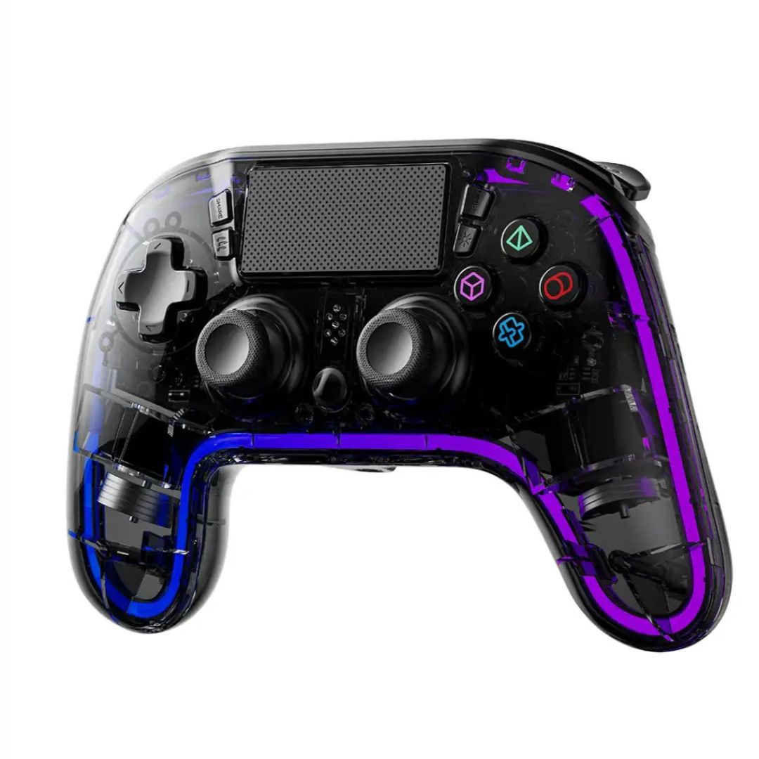 PORODO PDX629 Gaming Srystal Shell PS4 Controller Black — image 2