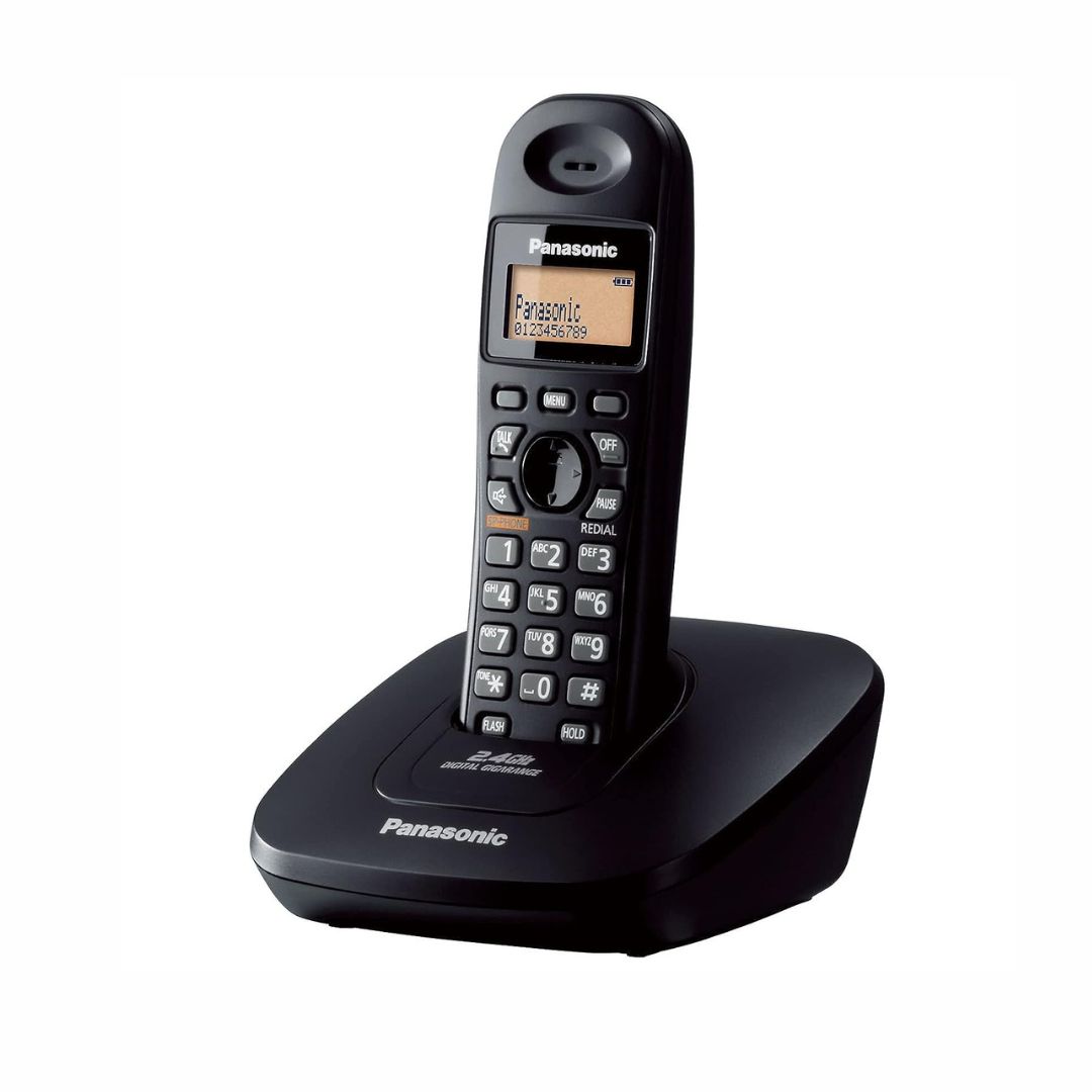 Panasonic KX-TG3611BX Black Cordless Telephone — image 2