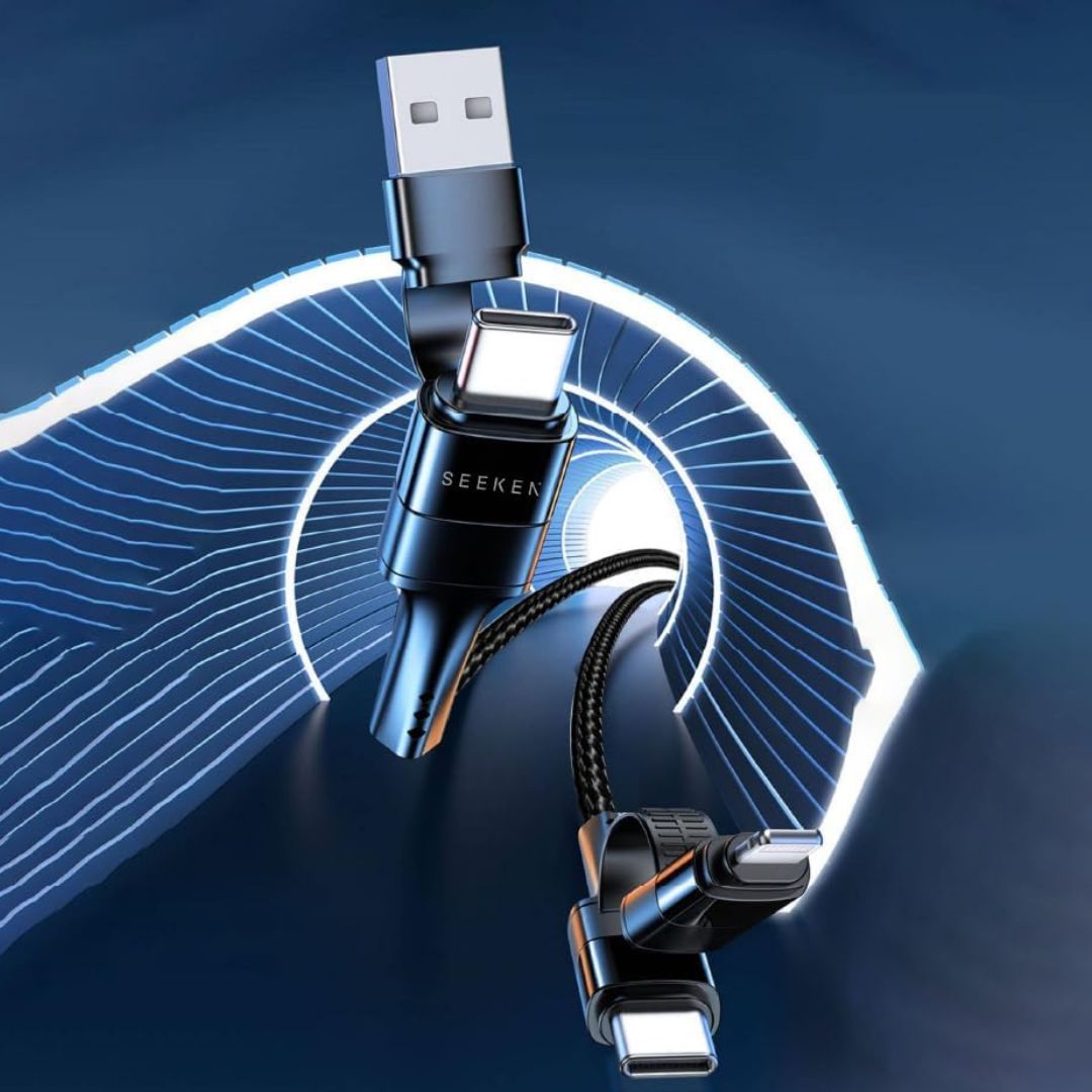 Seeken SC4-1 4 in 160W 1M Braided Cable — image 2