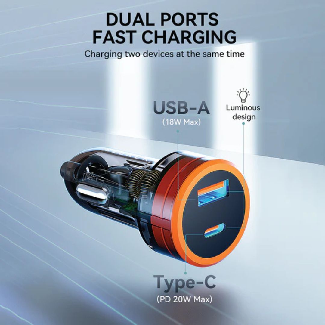 Seeken SCPQ-138 PD+QC 38W Car Charger — image 2