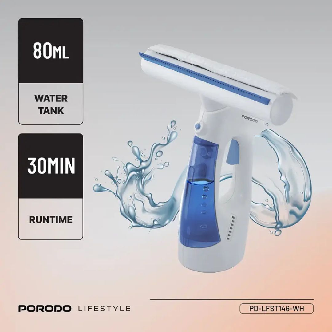 Porodo Lifestyle Handhels Window Cleaner Cordless-Vacuum-Spr — image 3