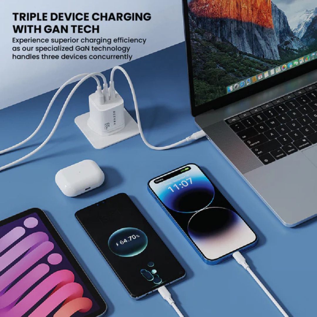 Seeken SSR-323 65W GAN Charger White — image 3