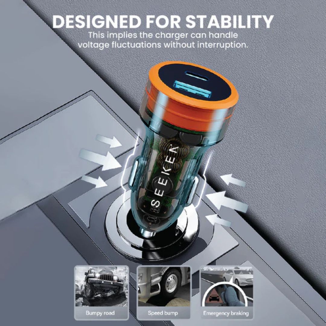 Seeken SCPQ-138 PD+QC 38W Car Charger — image 3