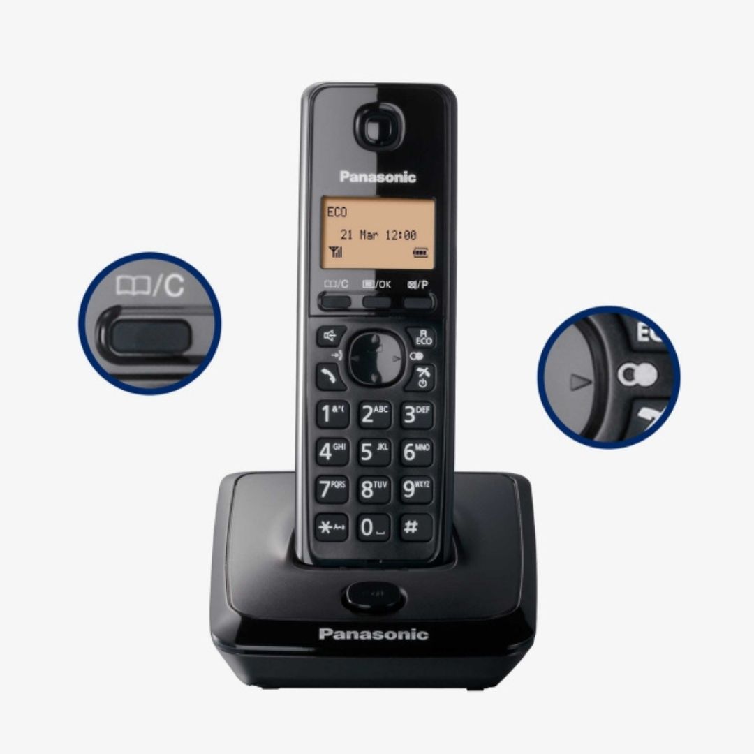 Panasonic KX-TG2713 Digital Cordless Phone 3 Cordless sets — image 4