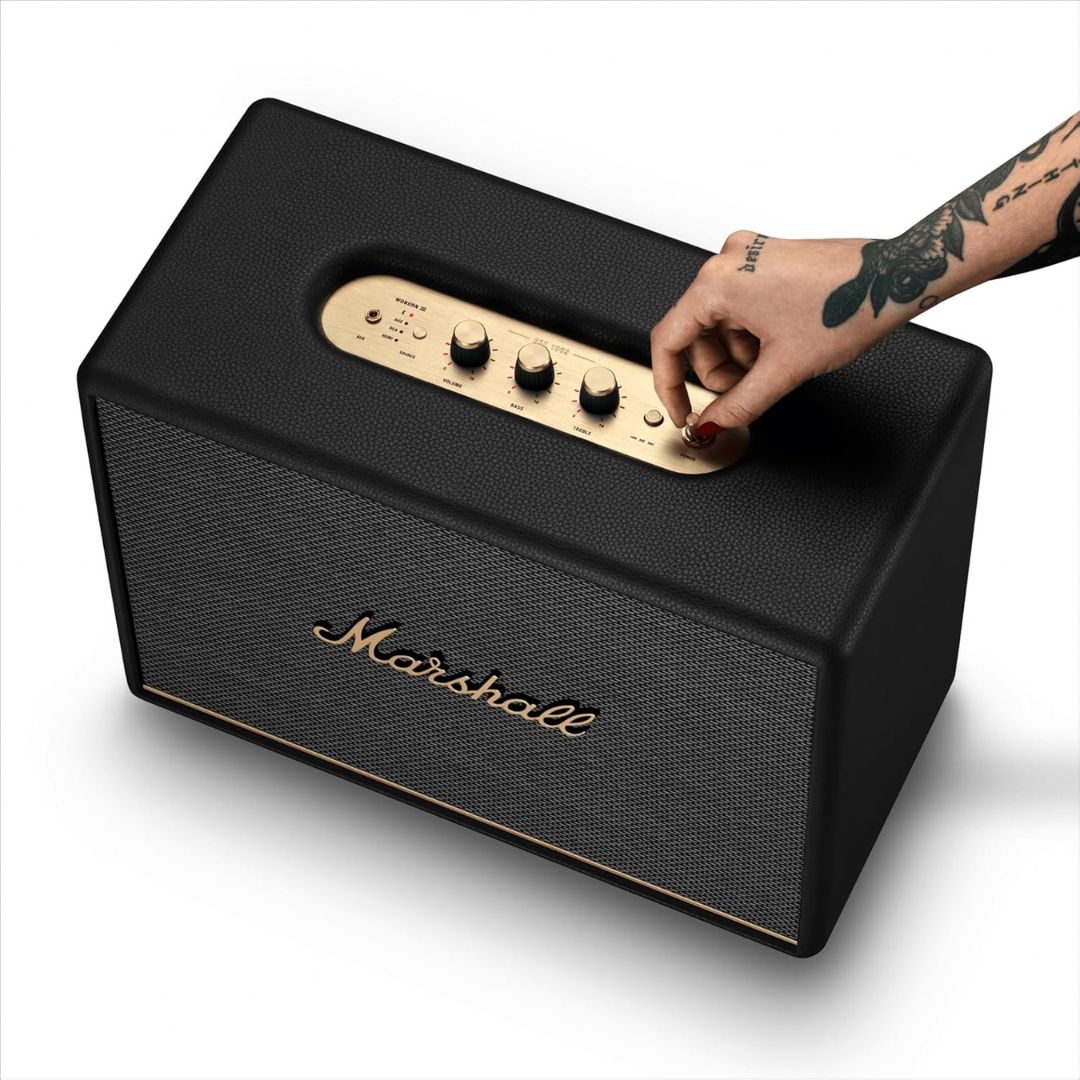 Marshall Woburn III Wireless Bluetooth Stereo Speaker  WOBURNIII-(Brown, Black, Cream) — image 4