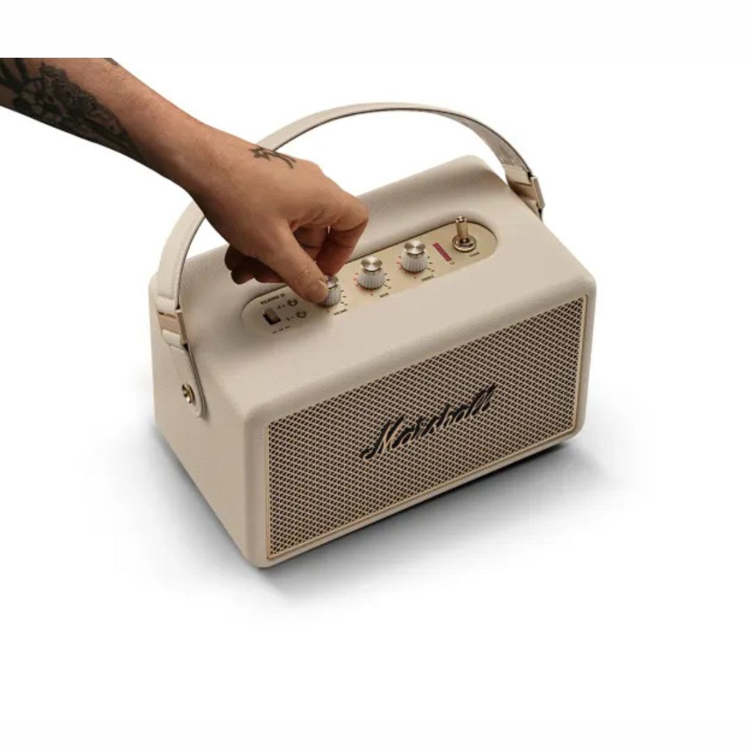 Marshall Kilburn III Wireless Stereo Speaker KILBURN3-(Black/Brass, Cream) — image 7