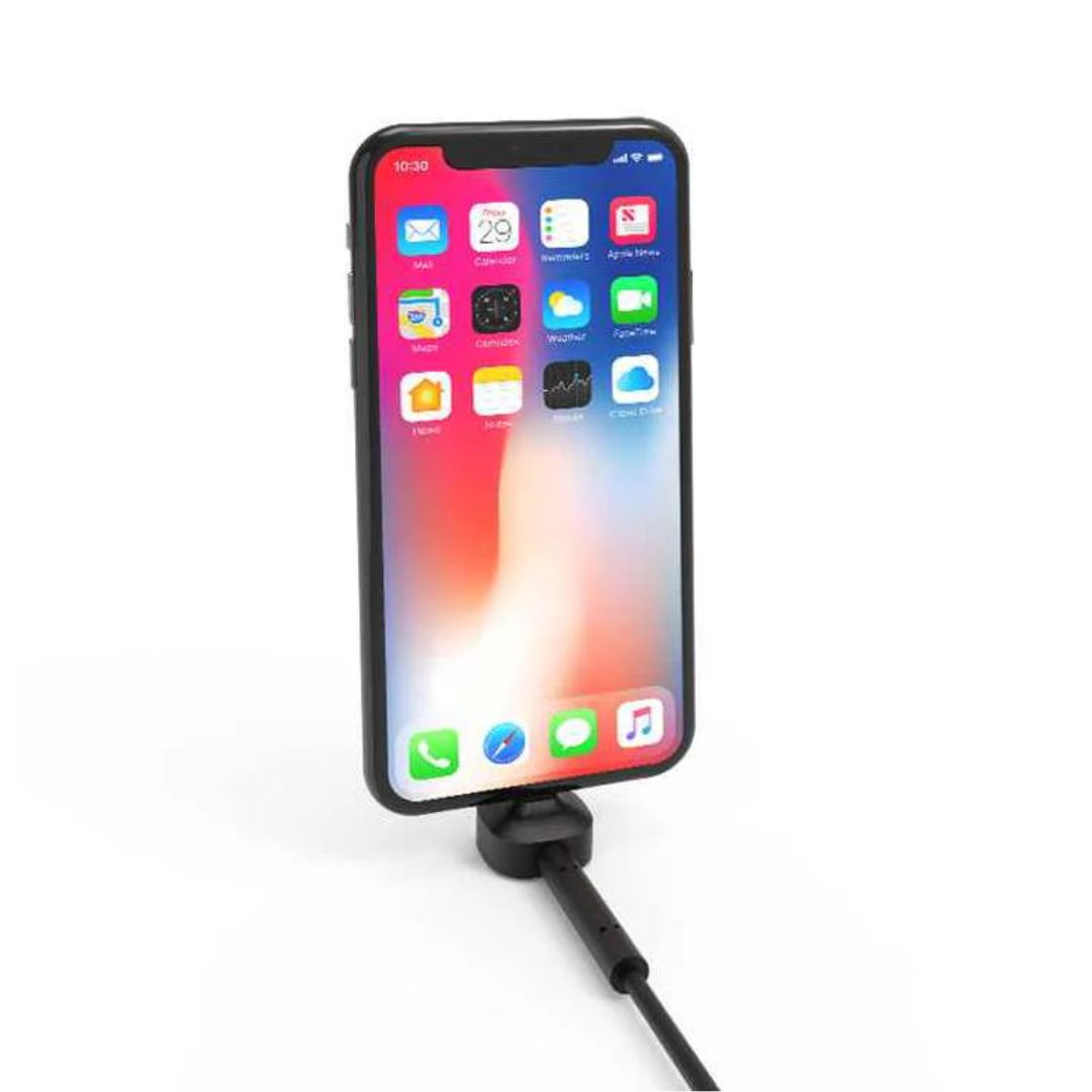 Porodo Stand Cable Lightning – Black — image 2