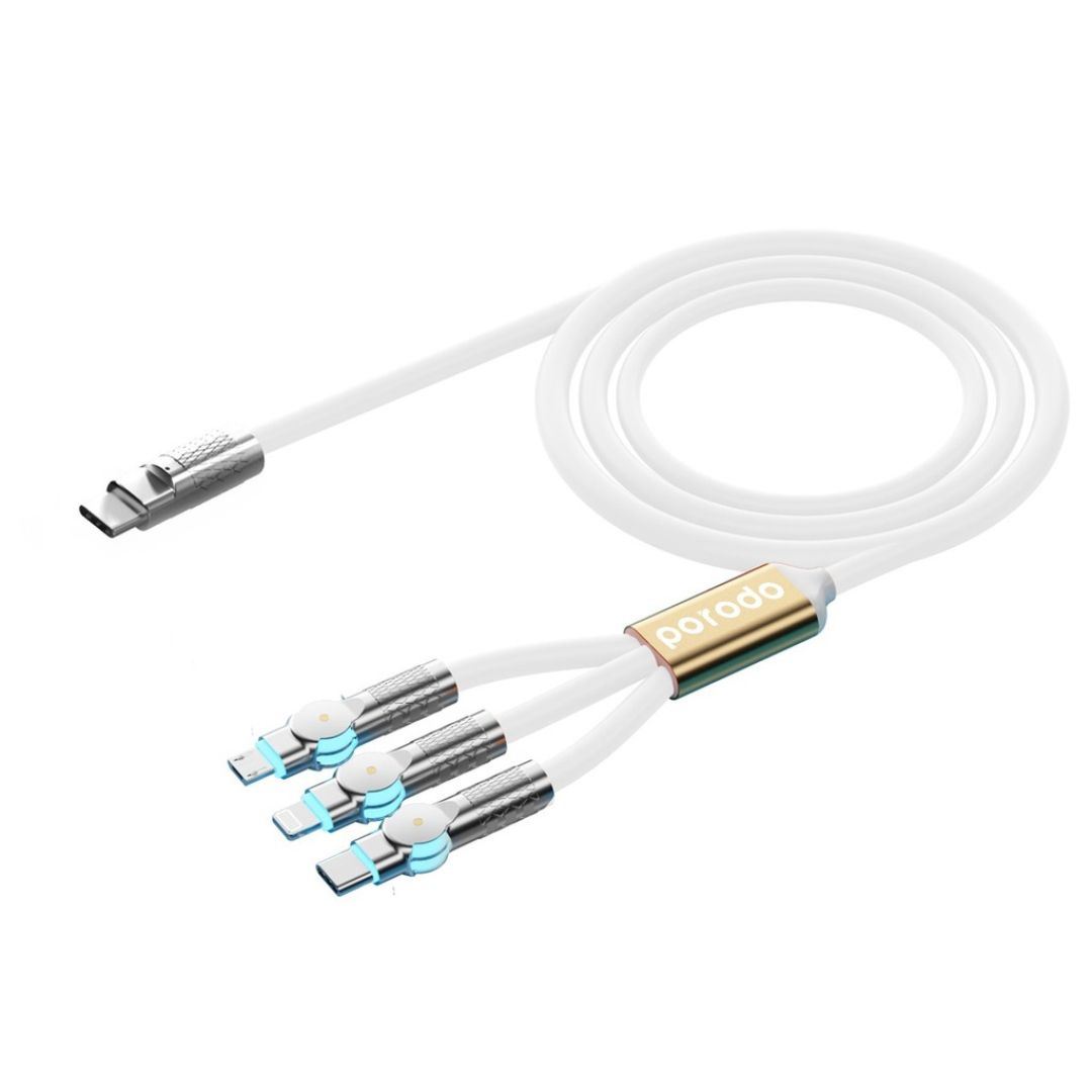Porodo USB C to 3 in 1 100W Charging Cable — image 2