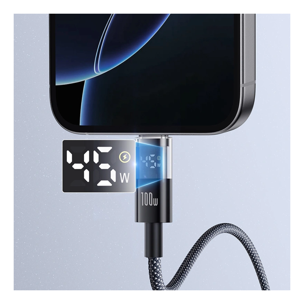 Porodo USB A to USB C Braided Cable 1.2M — image 3