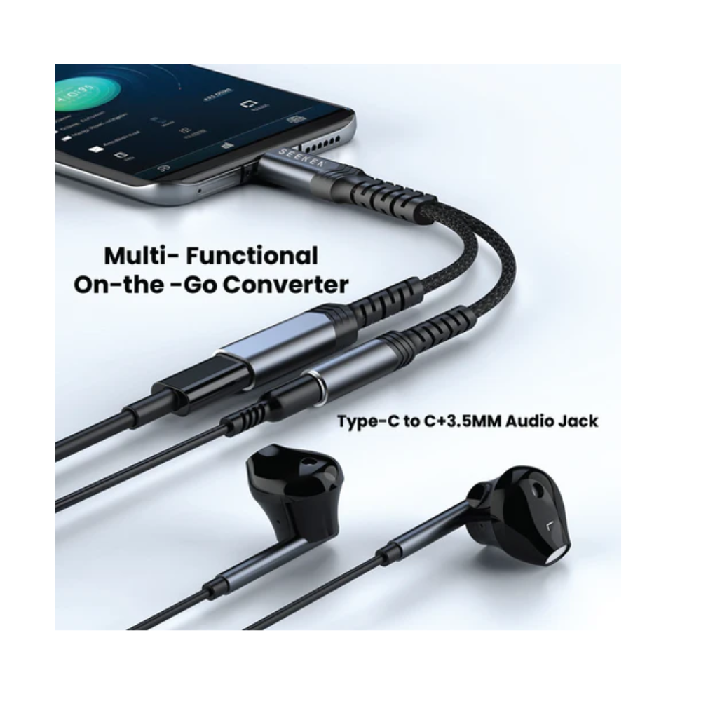 Seeken Type C to C + 3.5MM Audio Jack — image 3