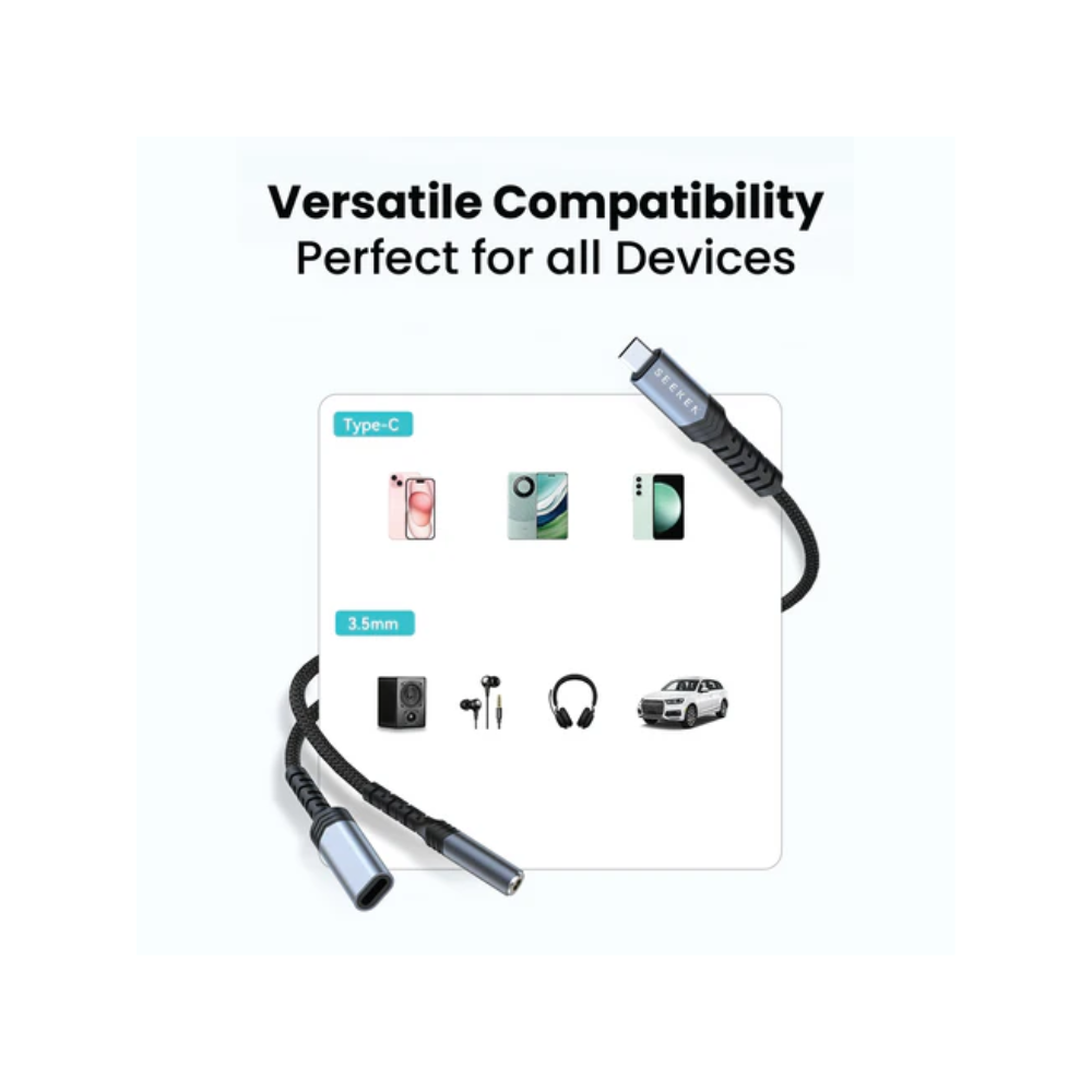 Seeken Type C to C + 3.5MM Audio Jack — image 4