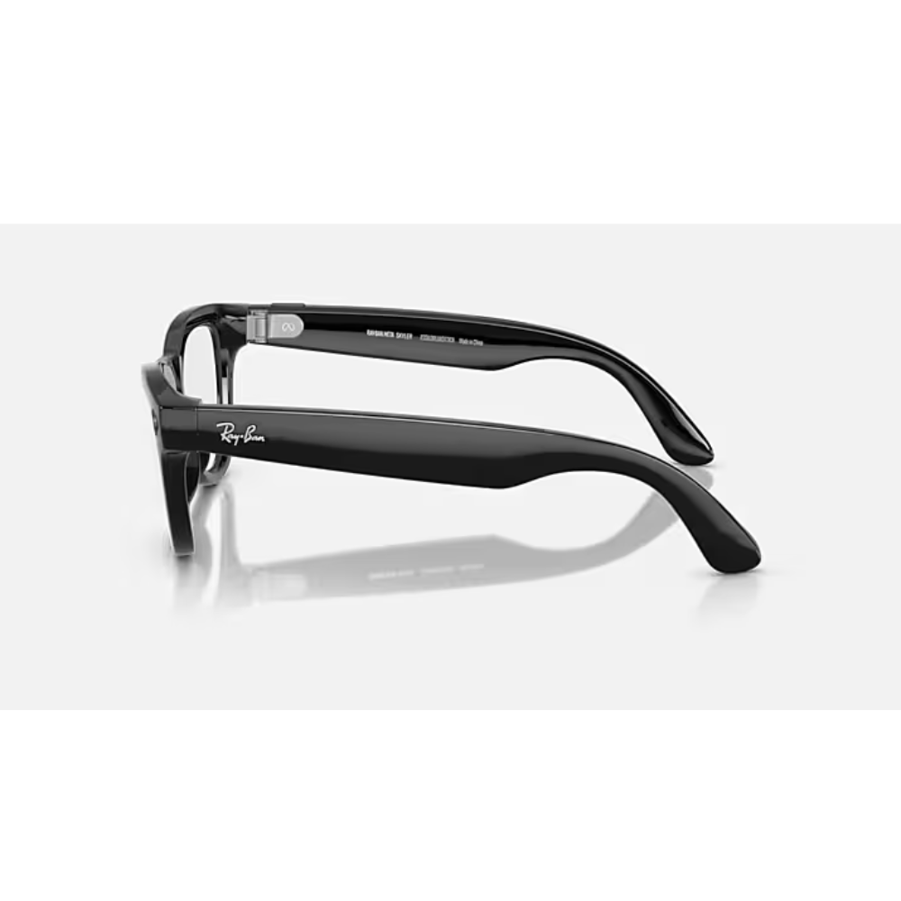 Ray-Ban META WAYFARER SHINY BLACK CLEAR – 4006 – 50 - C 601/SB50 SMART GLASSES — image 2