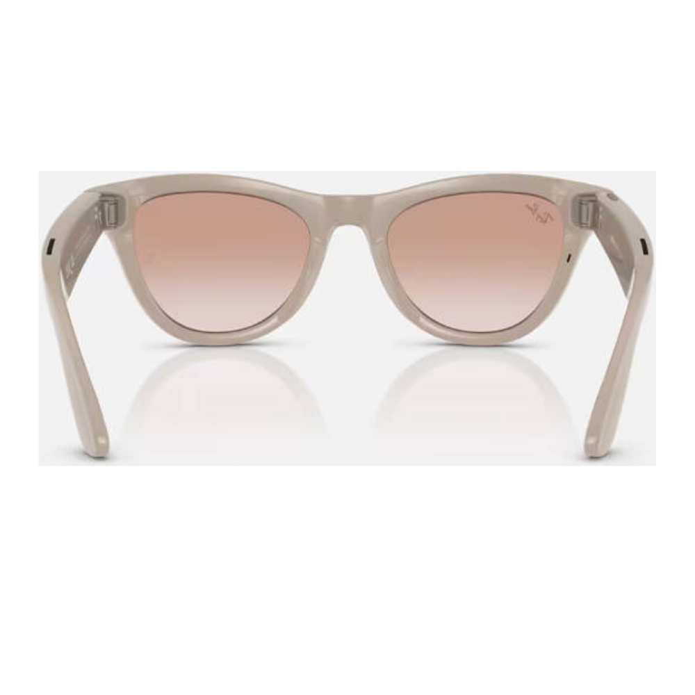 Skyler Shiny Chalky Gray Gradient Cinnamon Pink – 4010 – 52 -C67001352 Smart Glasses — image 2