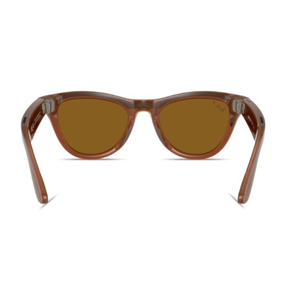Ray-Ban META SKYLER SHINY CARAMEL POLAR BROWN – 4010 – 52 - C 67548352 SMART GLASSES — image 4