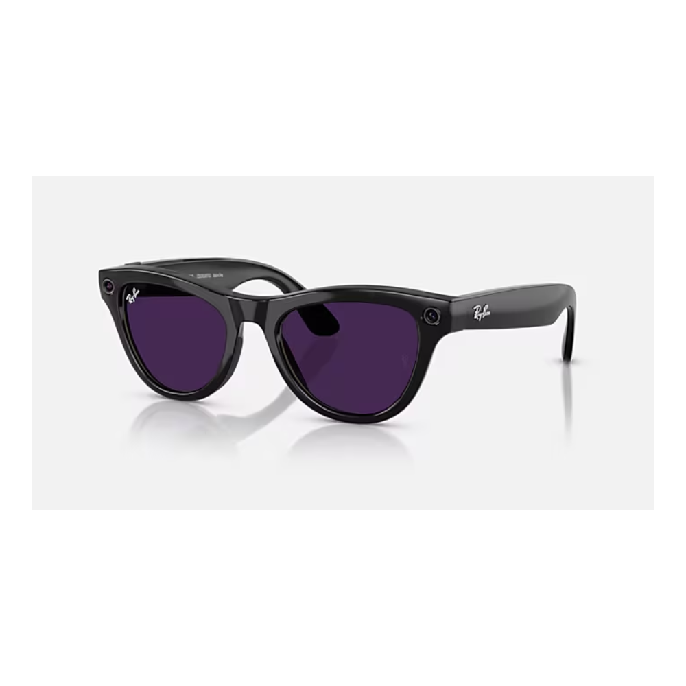 Ray-Ban META SKYLER SHINY BLACK TRANSITIONS AMETHYST – 4010 – 52 - C 601/CH52 SMART GLASSES — image 1