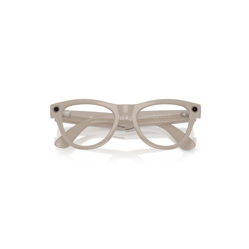 Ray Ban META SKYLER SHINY CHALKY GRAY TRANSITIONS SAPPHIRE –4010 – 52 - C 6700MF52 SMART GLASSES — image 5