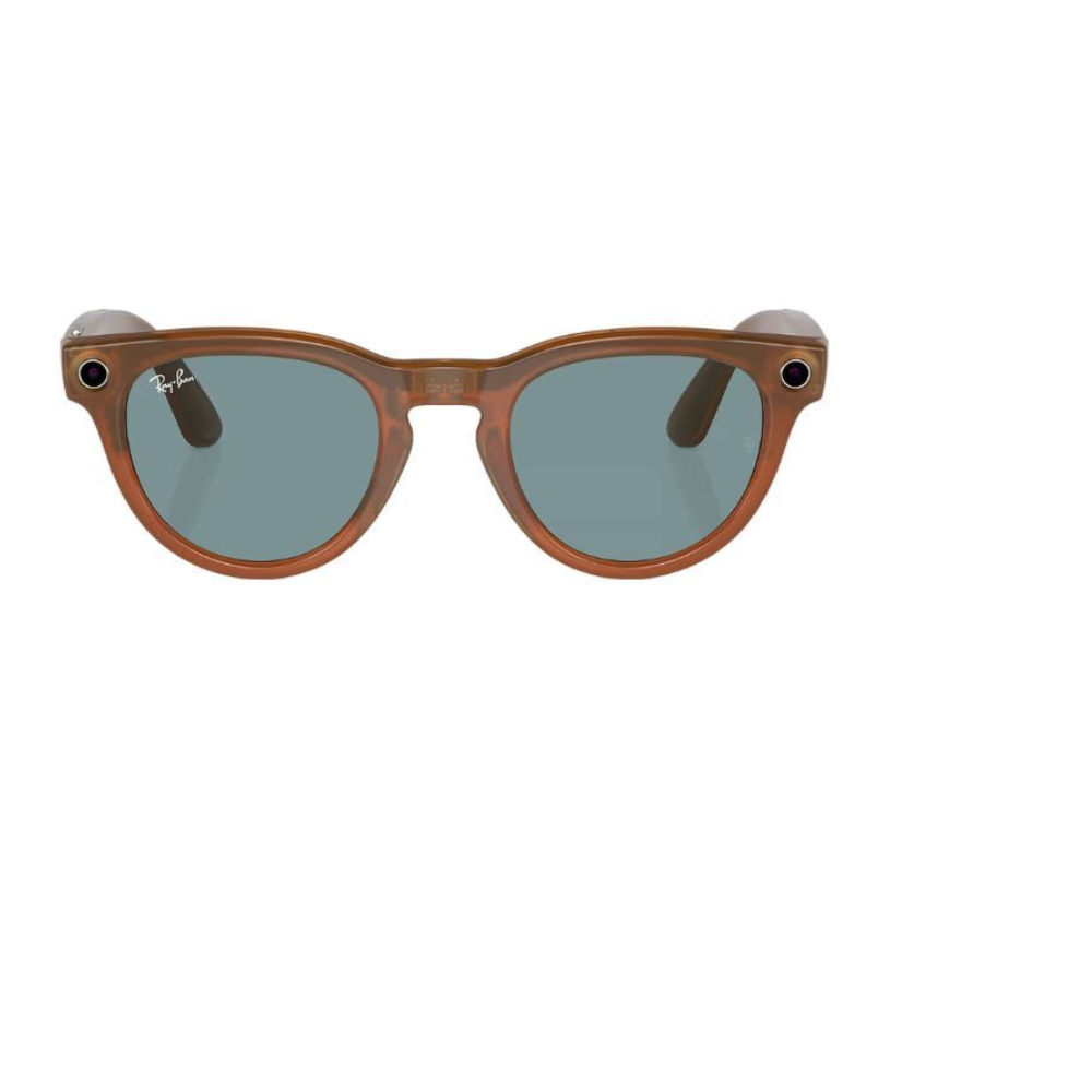 Ray-Ban META HEADLINER SHINY CARAMEL TEAL BLUE - 4009 - 50 - C 670680050 SMART GLASSES — image 4