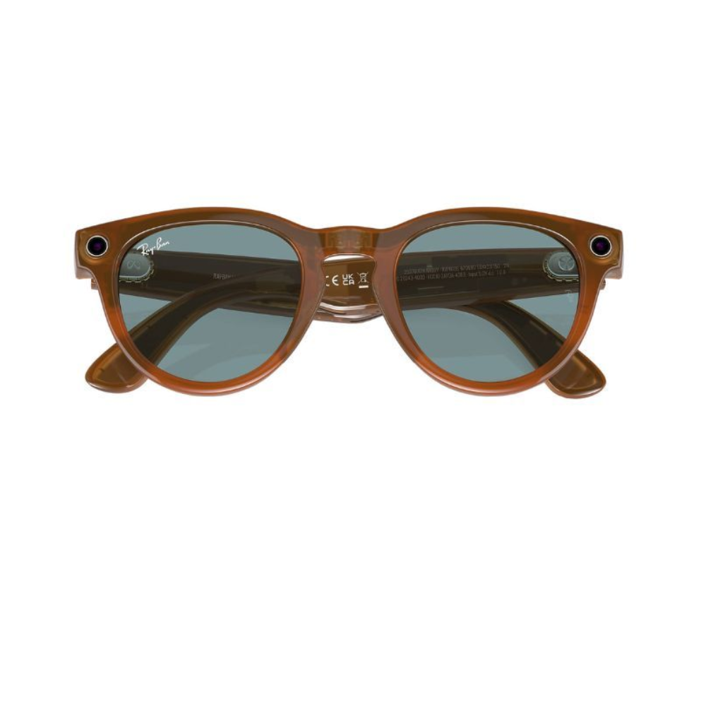 Ray-Ban META HEADLINER SHINY CARAMEL TEAL BLUE - 4009 - 50 - C 670680050 SMART GLASSES — image 2