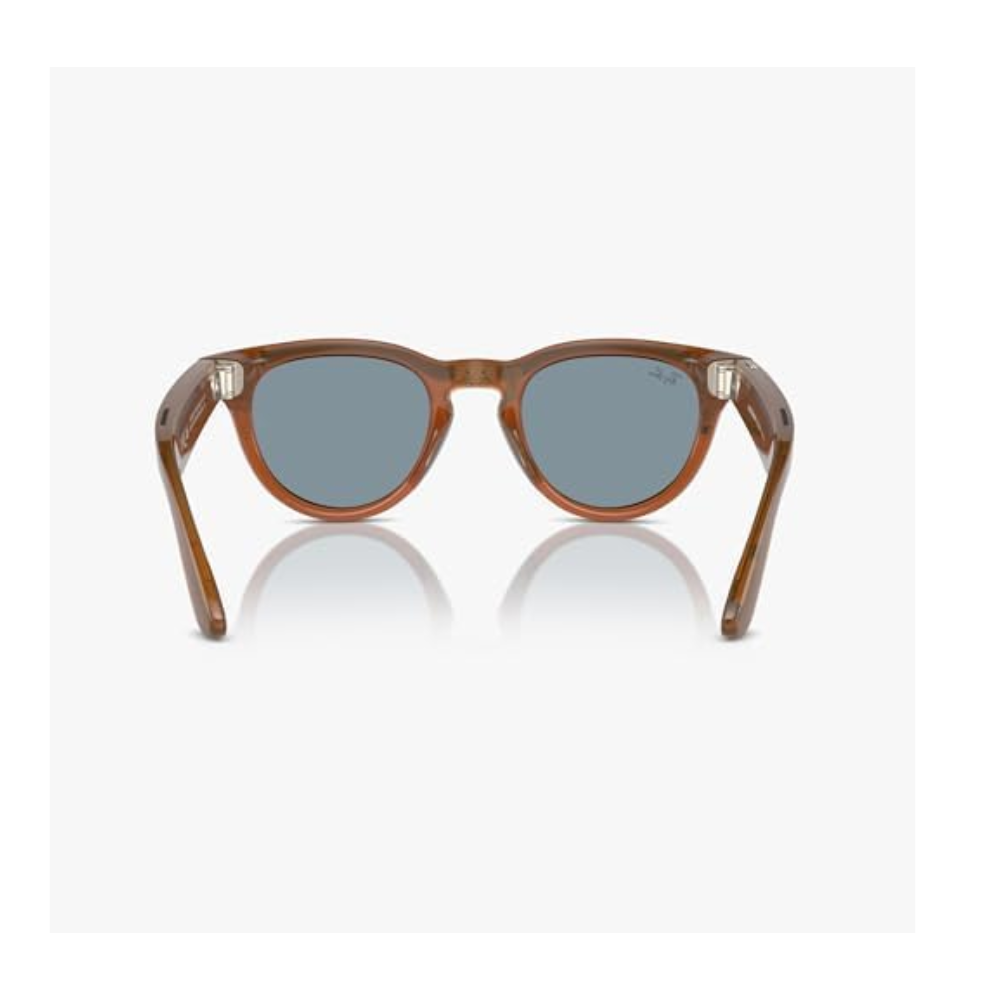 Ray-Ban META HEADLINER SHINY CARAMEL TRANSITIONS SAPPHIRE - 4009 – 50 - C 6706MF50 SMART GLASSES — image 3