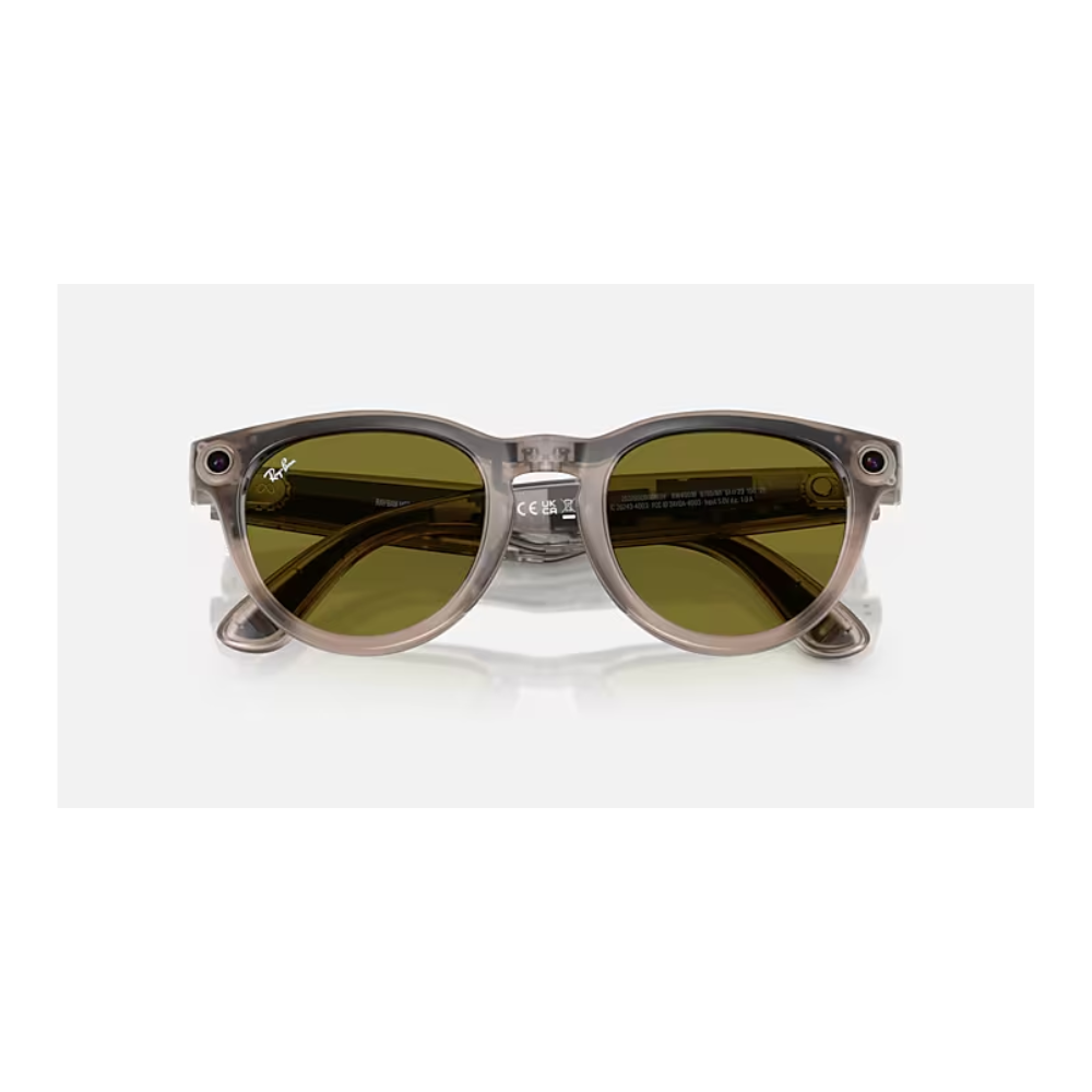 Ray-Ban META HEADLINER SHINY WARM STONE TRANSITIONS DARK GREEN – 4009 – 51 - C 6705M151 SMART GLASSES — image 2