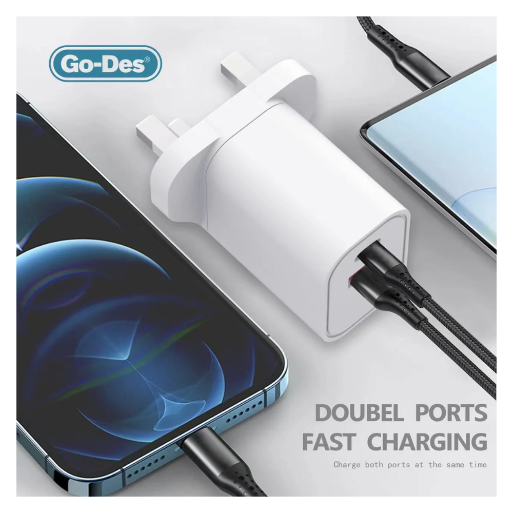 Go Des PD 20W Fast Charging Kit with Type C Cable GD-QC3601 — image 2