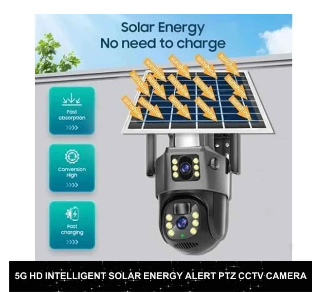 Intelligent Solar Energy Alerat PTZ Camera YM09-W WiFi Camera — image 2