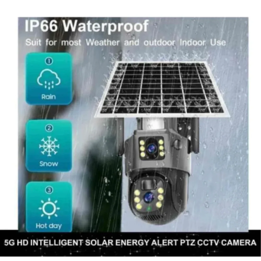 Intelligent Solar Energy Alerat PTZ Camera YM09-W WiFi Camera — image 1
