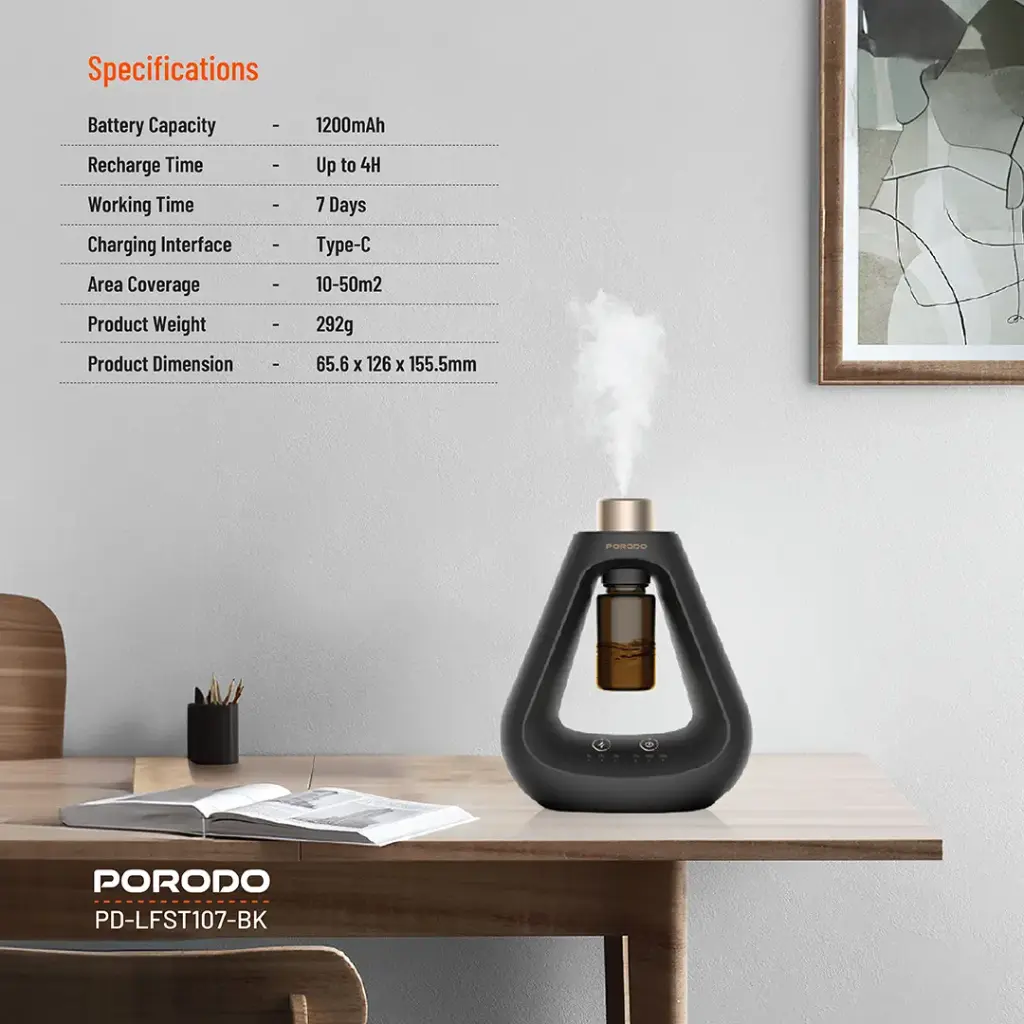 Porodo Lifestyle Aroma Sphere Waterless Diffuser — image 3
