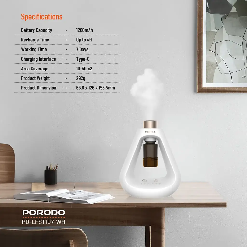 Porodo Lifestyle Aroma Sphere Waterless Diffuser — image 6