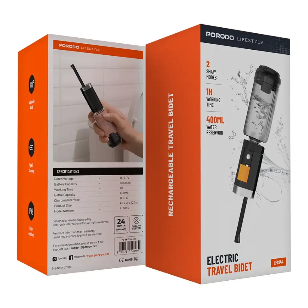 Porodo Lifestyle Electric Travel Bidet — image 5