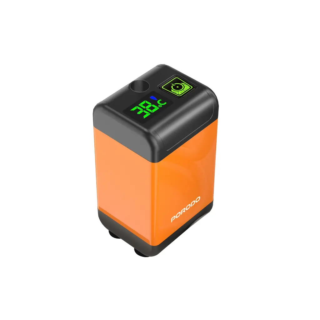 Porodo Lifestyle Portable Electric Shower Pump Orange — image 3