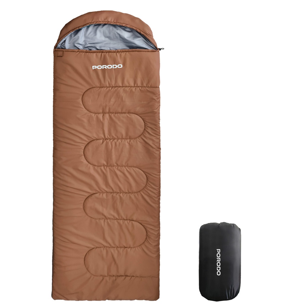 Porodo Lifestyle Power Heating Sleeping Bag Brown — image 1